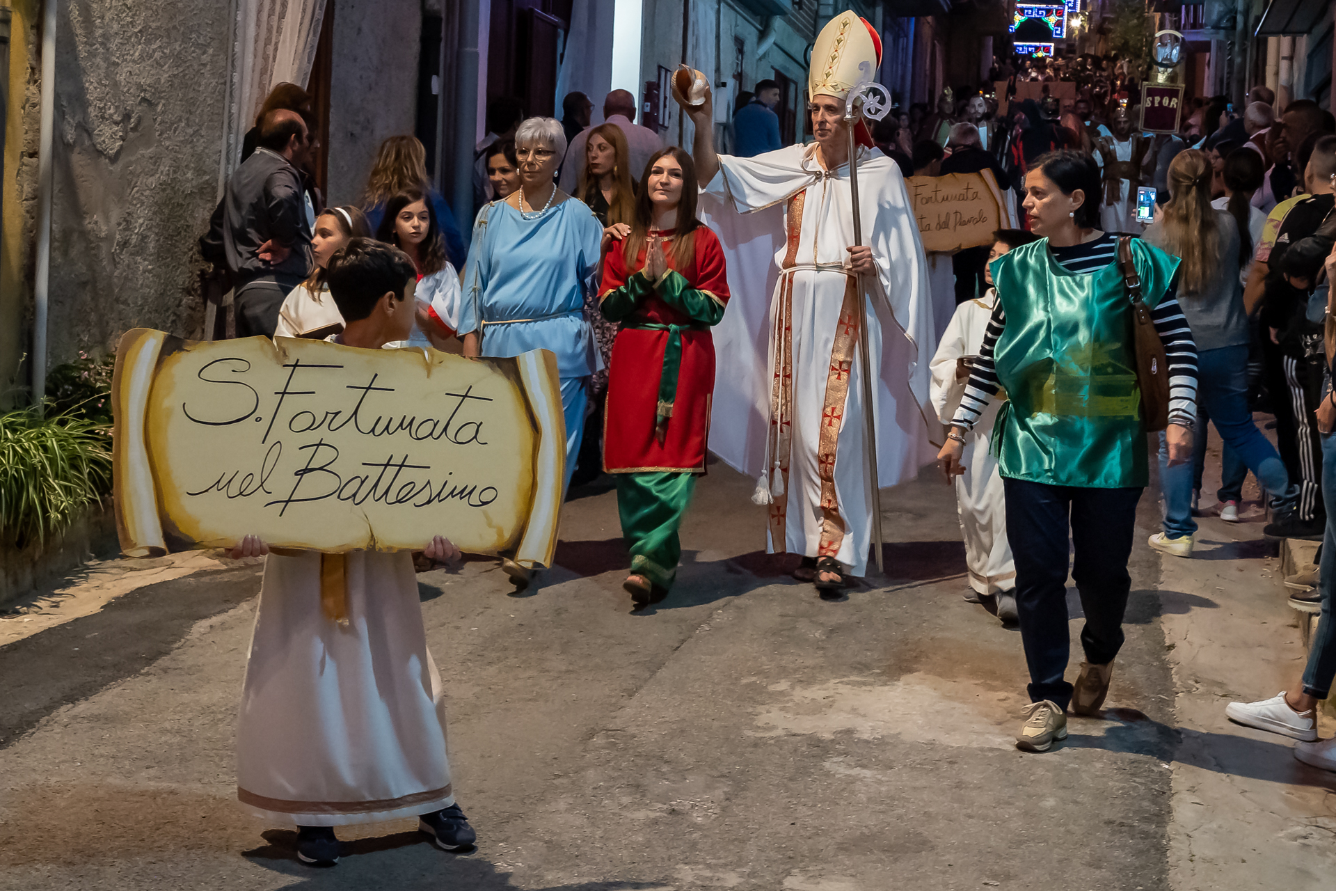 Santa Fortunata Procession Patroness of Baucina Meandering Max