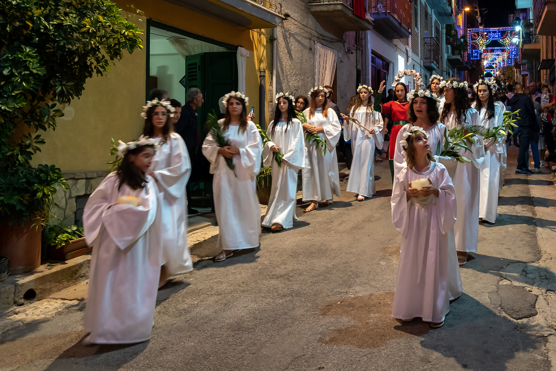 Santa Fortunata Procession Patroness of Baucina Meandering Max